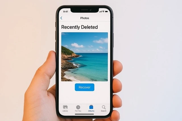 recover deleted photos from iPhone