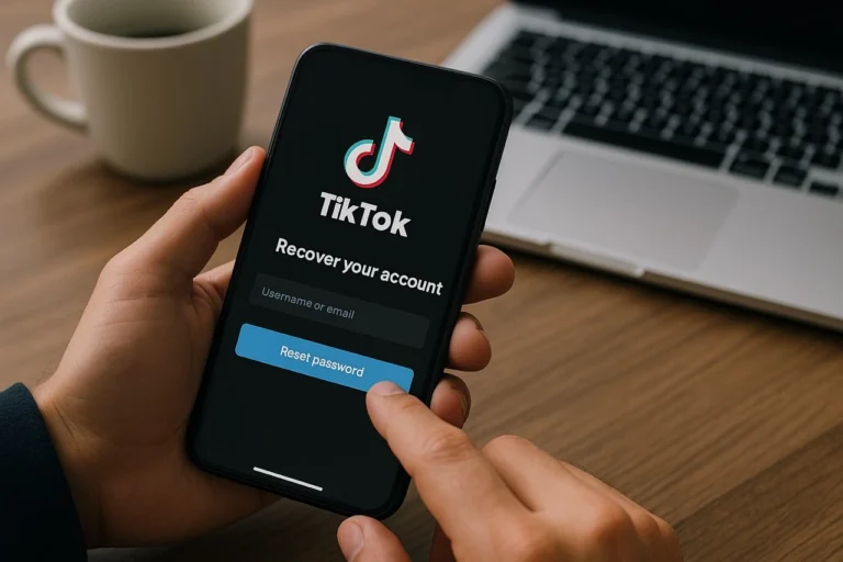 Recuperar tu cuenta de TikTok