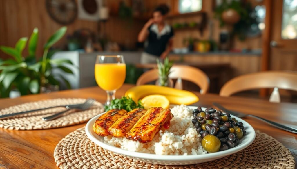almoço saudável
