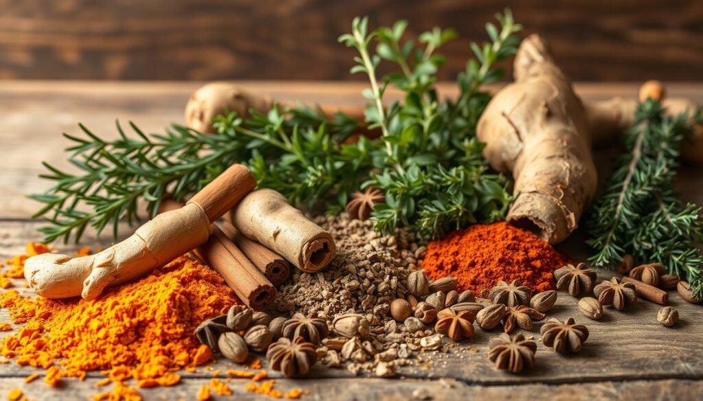 especiarias anti-inflamatórias
